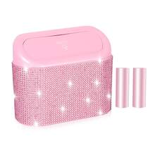 [2025 Car Must-Have]Tidy Car Revolution! This Leak-Proof & Odor-Lock Car Trash Can Is The Ultimate Car Organization And Storage Solution For A Clean Ride. The Most Practical & Cute Car Accessorie You'll Own. Includes 2 FREE Refill Rolls! Perfect For Snack Wrappers, Tissues, Masks & More.  Keep Your Car Interior Spotless & Organized. A Small But Mighty Upgrade To Your Essential Car Decorations & Car Organization And Storage System. Durable, Easy To Clean, And The #1 Gift For Tidy Car Lovers. Stop The Clutter Now & Transform Your Driving Experience! #CarOrganizationAndStorage #CarTrashCan #CarDecorations #CarAccessorie #2025CarEssentials - Hồng 1 cái - Xem 1