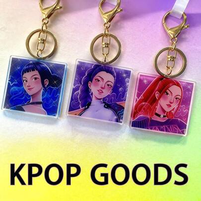 Accesorio de fans de RUMI ZOZY MIRA, llavero lindo, accesorios de fiesta y películas populares, decoración colgante simple, regalo pequeño, regalo para fiestas