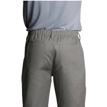 Half-Cos Heavy Denim Operational Work Pants Pockets Professional Construction Uniform - Grey - View 4