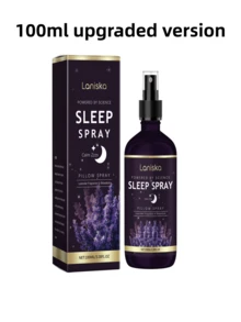 Spray de lavanda para dormir de 60ml/100ml - Spray de fragancia para la habitación para el insomnio, suave y calmante - Portátil, con inyección de aceites esenciales, spray de fragancia para el hogar y los viajes, que promueve el sueño y la calma