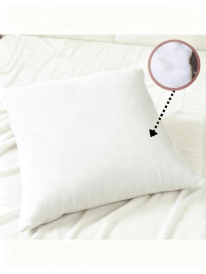 CNZB 1pc Wit ative Kussen Moderne Polyester Fiber Rectangle High Elastic Core Lumbar Pad, Convenient Home, Office, Camping, Bedding, Inserts, Pillows Bed