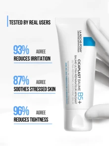 La Roche Posay Cicaplast B5+ 密集修护舒缓膏 15/40ml，皮肤科医生级修护受损肌肤，蕴含5%维生素B5、积雪草提取物和温泉水，有效舒缓肌肤，减少刺激，修复压力肌肤，并重建肌肤屏障。质地轻盈不油腻，快速吸收，适合所有肤质，尤其适合敏感肌或术后肌肤。完美适用于日常护理、季节性干燥和压力引起的泛红。 - 理膚泉B5修復乳霜 - 查看 5