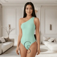 ThaiSanches Women's Suplex Mula Manca Bodysuit - 綠水 - 查看 1