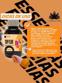 100ml Water-Soluble Essence For Humidifiers/Diffusers +10 Aromas - Economical Packaging - 09.09 - TOP FLOR | 100ML 琥珀色 - 查看 3