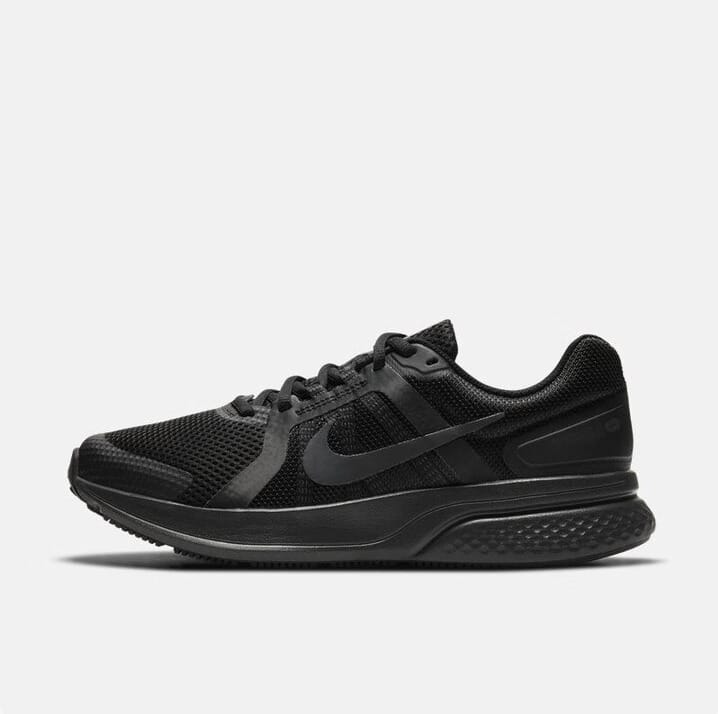Nike Lightweight Foam Cushioned Mesh Durable Training Outdoor Men's Running Shoes, New Lightweight Comfortable Daily Casual Sports Sneakers, Run Swift 2 Colorway, Minimalist Versatile Must-Have CU3517-002 - Black - View 1