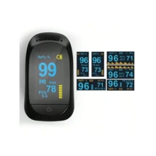 Oxímetro De Pulso Digital Clip Oxímetro Con Pantalla de Dedo Tipo Clip - Negro - Ver 3