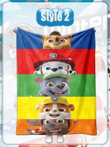 Chăn hoạt hình Paw Patrol cho giờ nghỉ trưa và nghỉ tối với hiệu suất chi phí cao - Nhiều màu - Xem 6