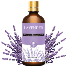 100ml/30ml/10ml Lavender Oil Moisturizing Lavender Facial Essential Oil, Smooth Skin Fragrance Skin Care Oil, Pure Plant Extract Essential Oil