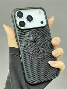 CteGlodrix Premium Ultra-Thin Breathable Heat Dissipation Magnetic Wireless Charging Phone Case, Compatible With IPhone 16, 15, 14, 13, 12, 11 Pro Max Plus, Shock-Resistant Armor Breathable PC Hard Shell Waterproof Anti-Fall Scratch Resistant - Black - View 35