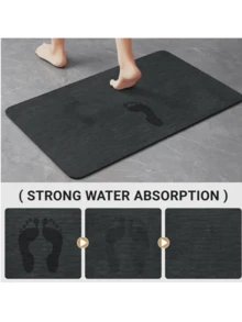 1 Thảm tắm đá Thảm tắm đất diatomit, Thảm đá phòng tắm đất diatomit khô nhanh Thích hợp cho sàn phòng tắm - Siêu thấm hút, Tự nhiên, Dễ vệ sinh, Trang trí nhà cửa, Phụ kiện phòng ngủ, Đạo cụ chụp ảnh, Trang trí phòng tắm, Thảm, Thảm trải sàn, Quà tặng Trang trí Giáng sinh Thảm nhà bếp - Nhiều màu - Xem 5