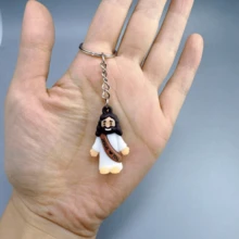 1pc Multicolor Creative Cartoon Jesus You Keychain Pendant, Key Chain Car Bag Ornament, Valentine's Gift For Friends, Daily Use Accessory Valentines Car Accessories Bag Charm School Cute Goth Y2k - 耶穌 - 查看 14