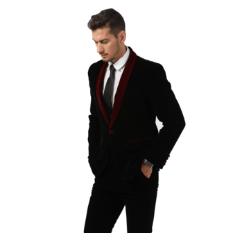 Mens Velvet Shawl Collar Blazer And Pant Set For Gala And New Year Eve Evening