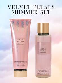 Victoria's Secret Body Fragrance Bare Vanilla Body Lotion And Mist Set Love Spell Pure Seduction Victoria Secret - Bộ nhũ cánh hoa nhung - Xem 4