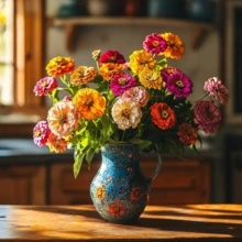 Zinnia seeds, potted seeds, garden flower seeds, garden corner planting, bright colors, not dull, decorate the garden to fill the idle corner