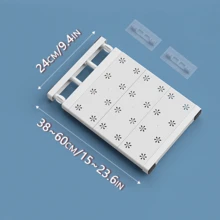 Adjustable Storage Rack - No-Drill Expandable Wardrobe, Kitchen, Bathroom Organizer | Space-Saving Extendable Rack Set, Suitable For Most RVs, Non-Electric - Multicolor - View 24