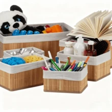 Storage Baskets - Wood Color - View 5