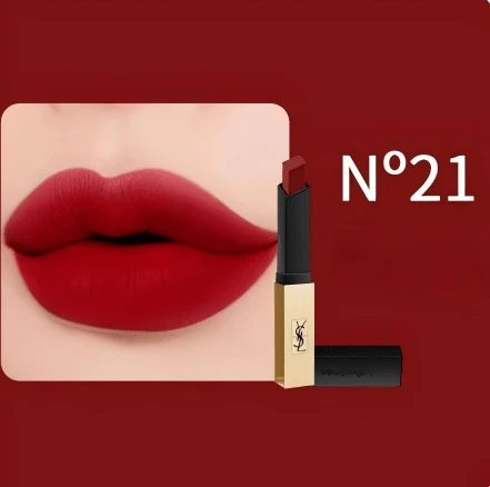 Son môi YSL mini 1,2g - #21 Đỏ cổ điển / #23 Đỏ cam rực rỡ / #1966 Đỏ nâu ấm - #hai mươi mốt - Xem 1
