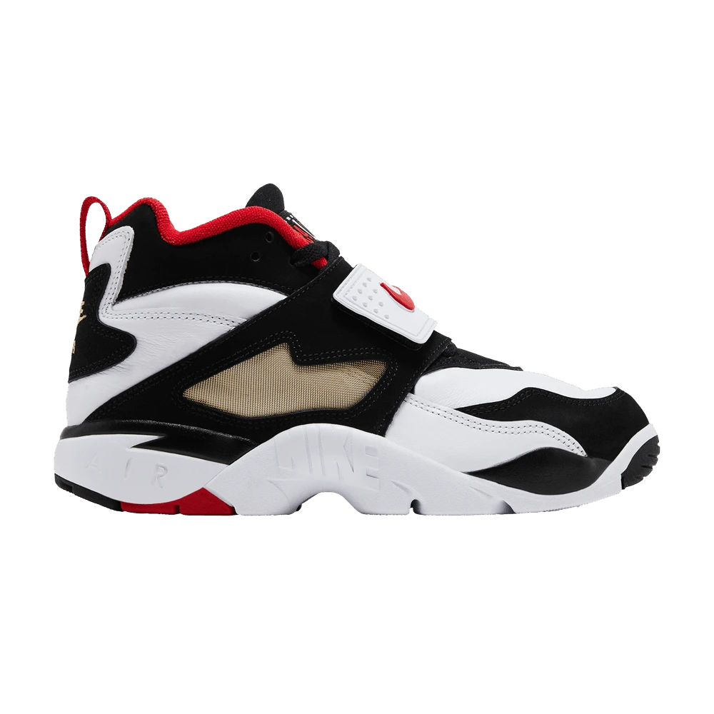 Nike Air Diamond Turf '49ers' 2025 (Unisex) White/Fire Red/Black/Metallic Gold FZ8224-100 Spring New - 白色 - 查看 1