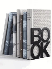 2 Sets Of BOOK Metal Bookshelves, Office Desktop Bookshelves, Retro Minimalist Book Racks, Home Living Room And Office Bookshelf Decorations, Reading Aids, Book Material Storage Racks, Christmas And Valentine's Day Return To School Gifts, Study Supplies, Student Gifts, Book Stands (Black, White, Red)