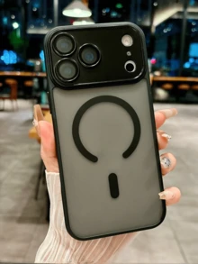 奢华磨砂外壳无线充电防震外壳适用于 Apple 17 16 15 14 13 12 11 Pro Max 带半透明装甲保护套