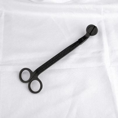 Tesoura/Aparador/Cortador de Pavio para Vela Aromática-PRETO