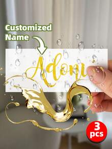 1-10 miếng dán tên tùy chỉnh, nhãn dán cá nhân hóa, nhãn dán ngày tháng, nhãn dán chuyển nhiệt UV tùy chỉnh, chống thấm nước, nhãn dán tên pha lê cá nhân hóa, nhiều kích cỡ và màu sắc, có thể tái sử dụng, thời trang, chống thấm nước và chống rách, thích hợp cho các vật dụng cá nhân, cốc thủy tinh, cốc giấy, cuộn giấy, bóng bay, nhãn dán thư pháp, trang trí hộp quà, mùa tựu trường. - trắng - Xem 42