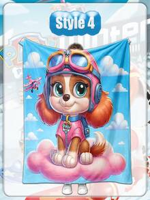 Chăn hoạt hình Paw Patrol cho giờ nghỉ trưa và nghỉ tối với hiệu suất chi phí cao - Nhiều màu - Xem 8