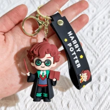 Harry Potter 1 件/3 件哈利波特卡通包挂饰亚克力钥匙扣哈利波特钥匙扣可爱罗恩赫敏伏地魔咕噜娃娃包饰男女通用吊坠柔软材质生动人物细节适合手提包日常使用送给魔法世界粉丝的完美礼物可爱的 Y2K 卡通吊坠，适用于单肩包和背包和钥匙， - 彩色 - 查看 9
