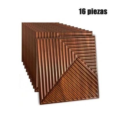 16 piezas de paneles de pared 3D 30*30 cm, paneles decorativos de PVC ligero de lujo de alta gama para el hogar, impermeables y retardantes de llama, calcomanías de pared ecológicas