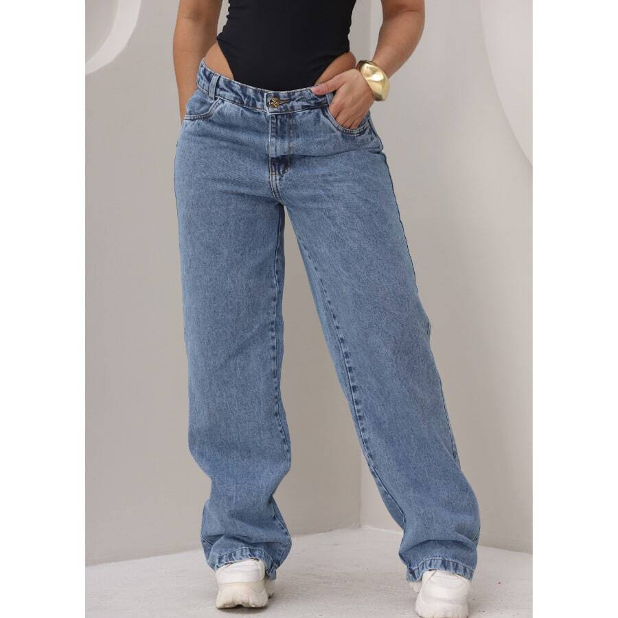 Wide Leg Jeans Virginia Launch!! - Light Wash - View 1