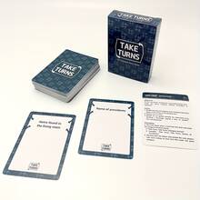 TAKE TURNS 派对聚会策略棋盘游戏卡，一款快速思考的趣味纸牌游戏，非常适合休闲娱乐、家庭之夜和友好竞赛，21 岁生日礼物，感恩节和圣诞节礼物 - 彩色 - 查看 3