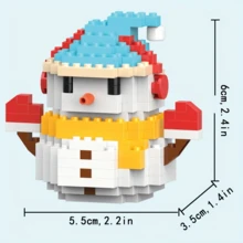 ZOULEBAOBEI Christmas Series Christmas Tree Building Blocks Reindeer Bells Beads Puzzle Toys, Best Christmas Gift Mini Christmas Character Building Block Toys, Christmas Santa Claus, Christmas Train, Snowman, Christmas Tree, Reindeer, Christmas Themed Toys, DIY Children Toys, Christmas Gifts - Christmas Series - View 13