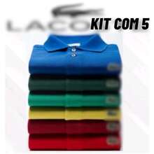 Lacost Polo Shirt Kit 5 Stock  LALA Premium Cotton Polo - 彩色 - 查看 3