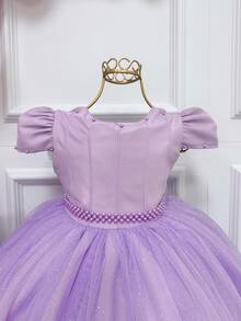 Luxury Children's Party Dress - A Fairy Tale For Your Princess! - Various Colors - Tử đinh hương - Xem 2