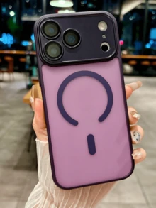 奢华磨砂外壳无线充电防震外壳适用于 Apple 17 16 15 14 13 12 11 Pro Max 带半透明装甲保护套