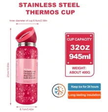 New Original OWALAS 320oz Halloween & Christmas Limited Edition Water Bottle - Sports Water Bottle With Leak-Proof Design & Pop-Up Lid, Multiple Colors Available | Top Gift Choice For Fitness, Running, School, Halloween, Thanksgiving, Christmas & More, Also A Fashionable Water Bottle For Women - Safflower - View 3