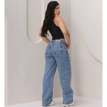 Wide Leg Jeans Virginia Launch!! - Light Wash - View 4