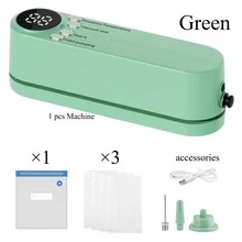 RAF Compact USB Vacuum Sealer Kit With Digital Display - Fast Sealing, Includes Pump And Sealing Bags, Suitable For Food Preservation, Snacks, Meat And Vegetables - Space-Saving Design, Vacuum Sealer