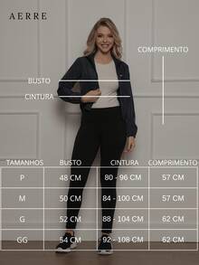 Women's Microfiber Cropped Jacket, Water Resistant And UV Protection - Versatility, Comfort And Style - Navy Blue - View 2