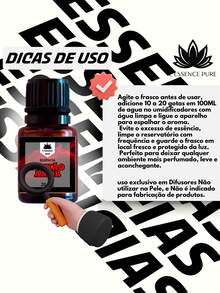 Kit Com 03 Essências para Umidificador de Ar, 20ml, Aromáticas, Difusor e Aromatizador, +10 Fragrâncias - Lavanda | Algodão | Capim Limão - Visão 2