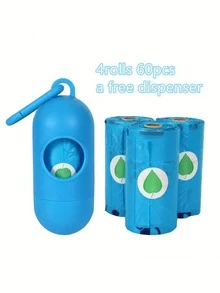 60 bolsas desechables para pañales de bebé, bolsas organizadoras de pañales de viaje, bolsas para pañales desechables con 1 soporte de bolsa para pañales incluido