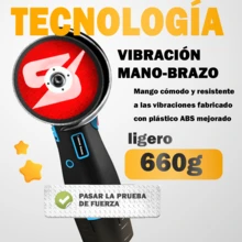 Inalámbrica Amoladora Corte 19800 Rpm Para Cortar, Esmerilar, Pulir Y Eliminar Óxido De Metal - Negro - Ver 4