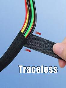 15m/590.55inch Heat Resistant Insulation Tape For Automotive Cable Harness, Noise Reduction Cloth Tape