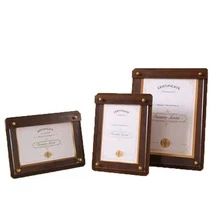 A4 Walnut Wood Menu Card Display Stand, Restaurant Price List Holder, Home Use High-Grade Solid Wood Certificate Display Box - Multicolor - View 7