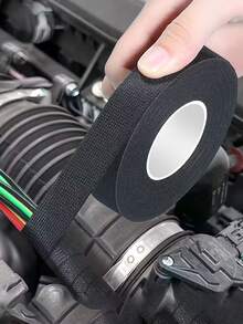 15m/590.55inch Heat Resistant Insulation Tape For Automotive Cable Harness, Noise Reduction Cloth Tape