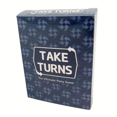 TAKE TURNS 派对聚会策略棋盘游戏卡，一款快速思考的趣味纸牌游戏，非常适合休闲娱乐、家庭之夜和友好竞赛，21 岁生日礼物，感恩节和圣诞节礼物