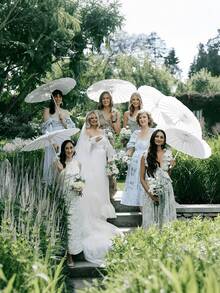 1pc Blank Oil Paper Umbrella For Wedding Photography, DIY Painting Bridesmaid Kids Toy Umbrella, Mini Paper Umbrella Photo Decor Prop