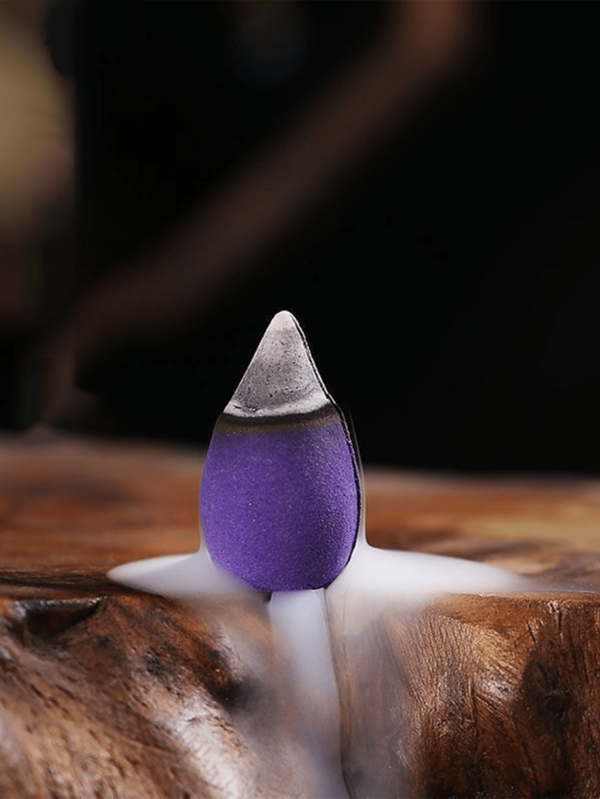 100 件天然回流香 - 瀑布香玫瑰、郁金香、茉莉、薰衣草玫瑰，天然冥想和瑜伽礼物，空气净化房间香氛，优雅的节日桌面装饰，&