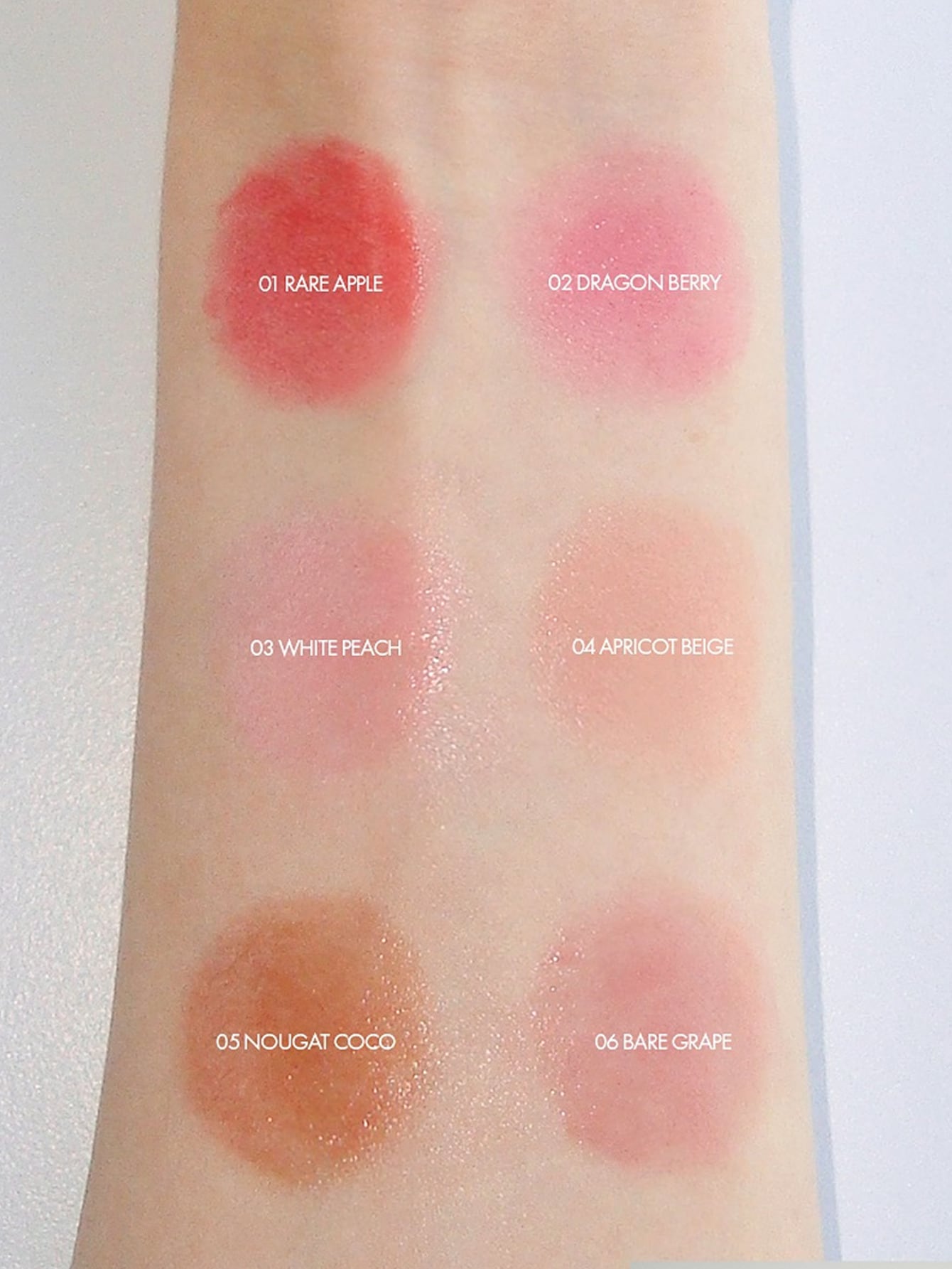 Rom&nd جوسي رول خد 03 أبيض، خوخي، عاري، حيوي، ملمس...