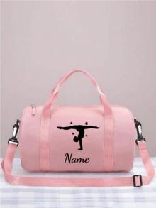 Customizable Travel/Dance Bag With Your Name, Ideal For Sports, Latin Dance And Other Occasions. Suitable For Daily Commute, Travel, Vacation, School And Outdoor Activities. Large Capacity Design Can Be Used As A Shoulder Bag, Also An Ideal Gift For Family And Friends. - Multicolor - View 15